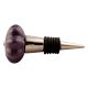 Dark Purple Crackle Ceramic Wine Stopper